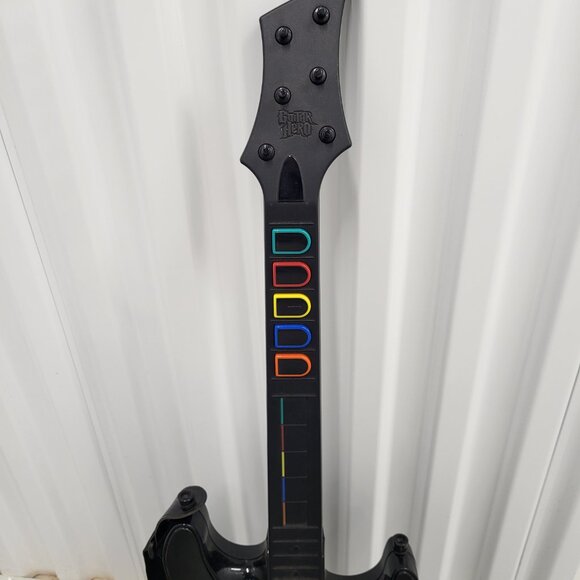 PlayStation 2 PS2 Wireless Guitar Hero Sunburst Red Octane 95449 805 Controller - Picture 3 of 8